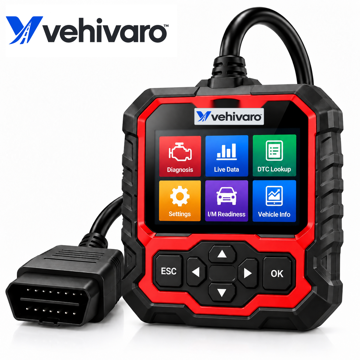 Vehivaro™ OBD2 Car Diagnostic Scanner