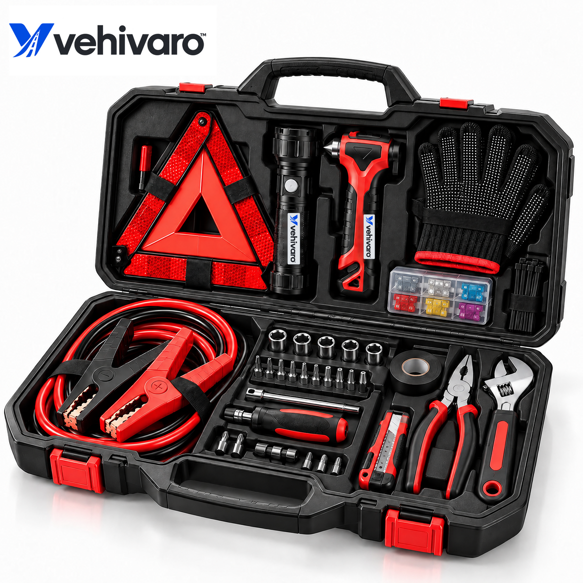Vehivaro™ Roadside Emergency Tool Kit