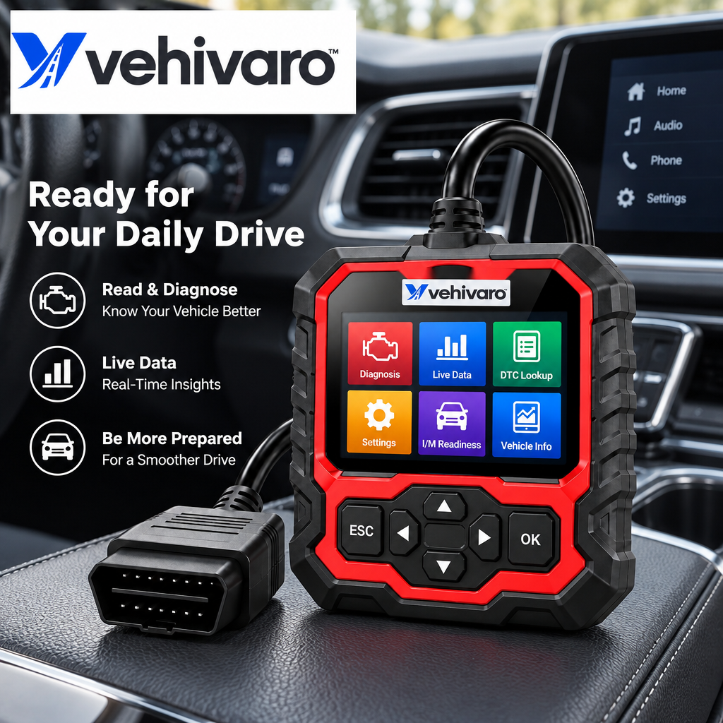 Vehivaro™ OBD2 Car Diagnostic Scanner