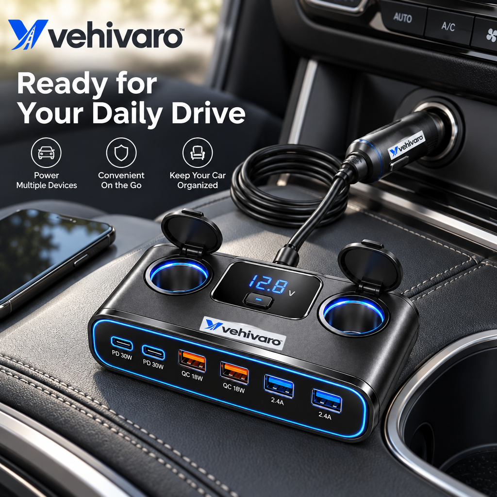 Vehivaro™ Multi-Port Fast Charging Power Hub