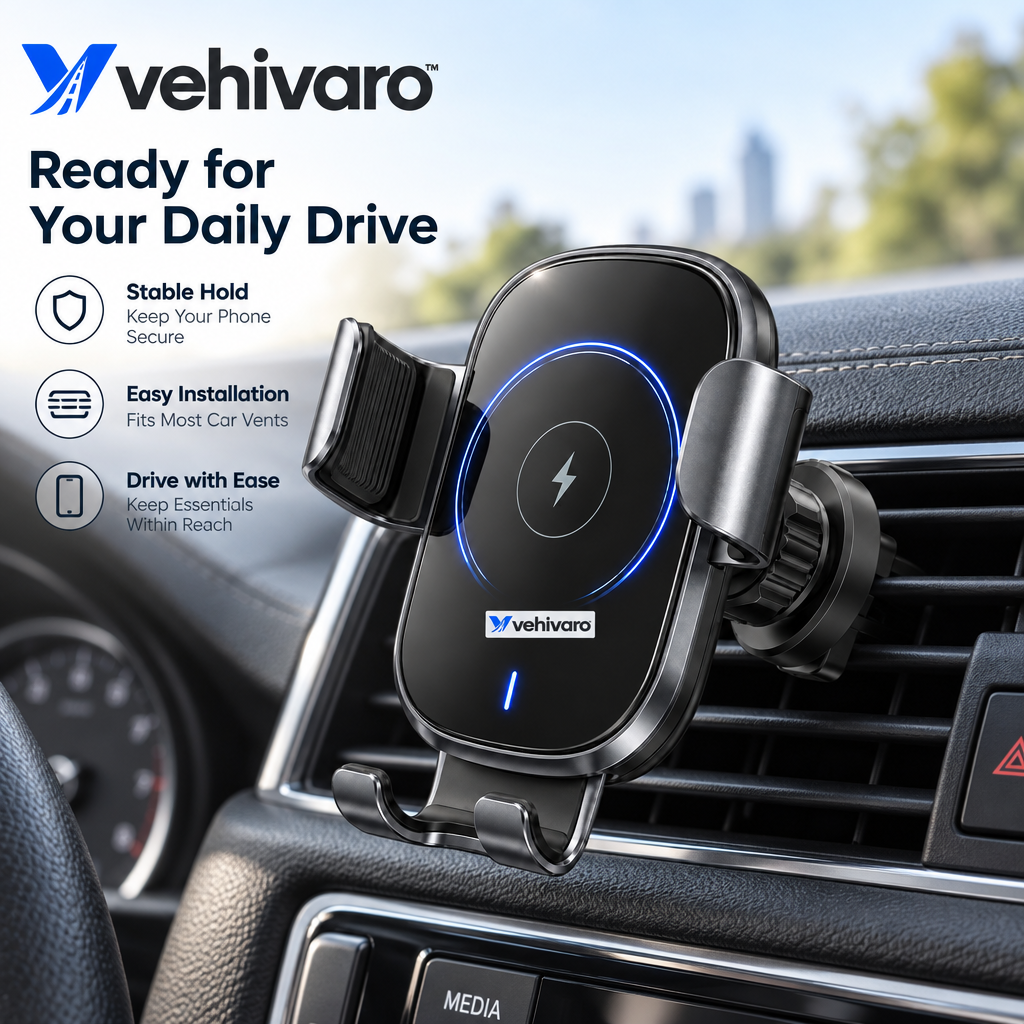 Vehivaro™ Wireless Charging Car Phone Mount