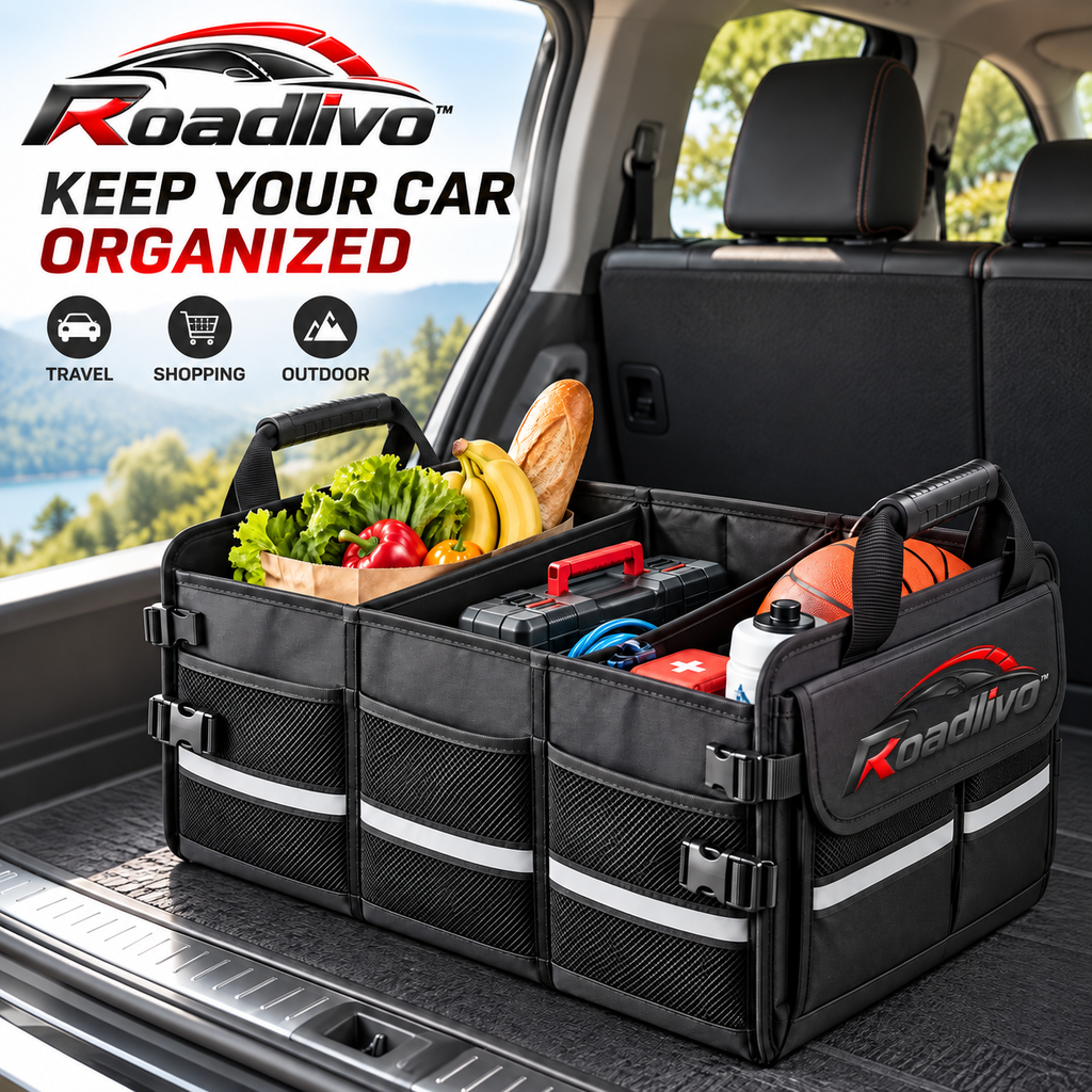 Roadlivo™ Foldable Car Trunk Organizer