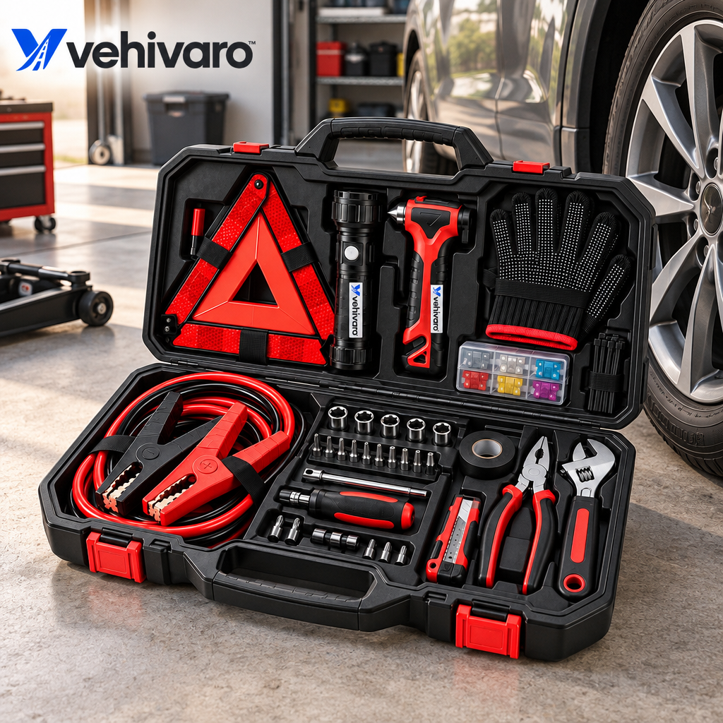 Vehivaro™ Roadside Emergency Tool Kit