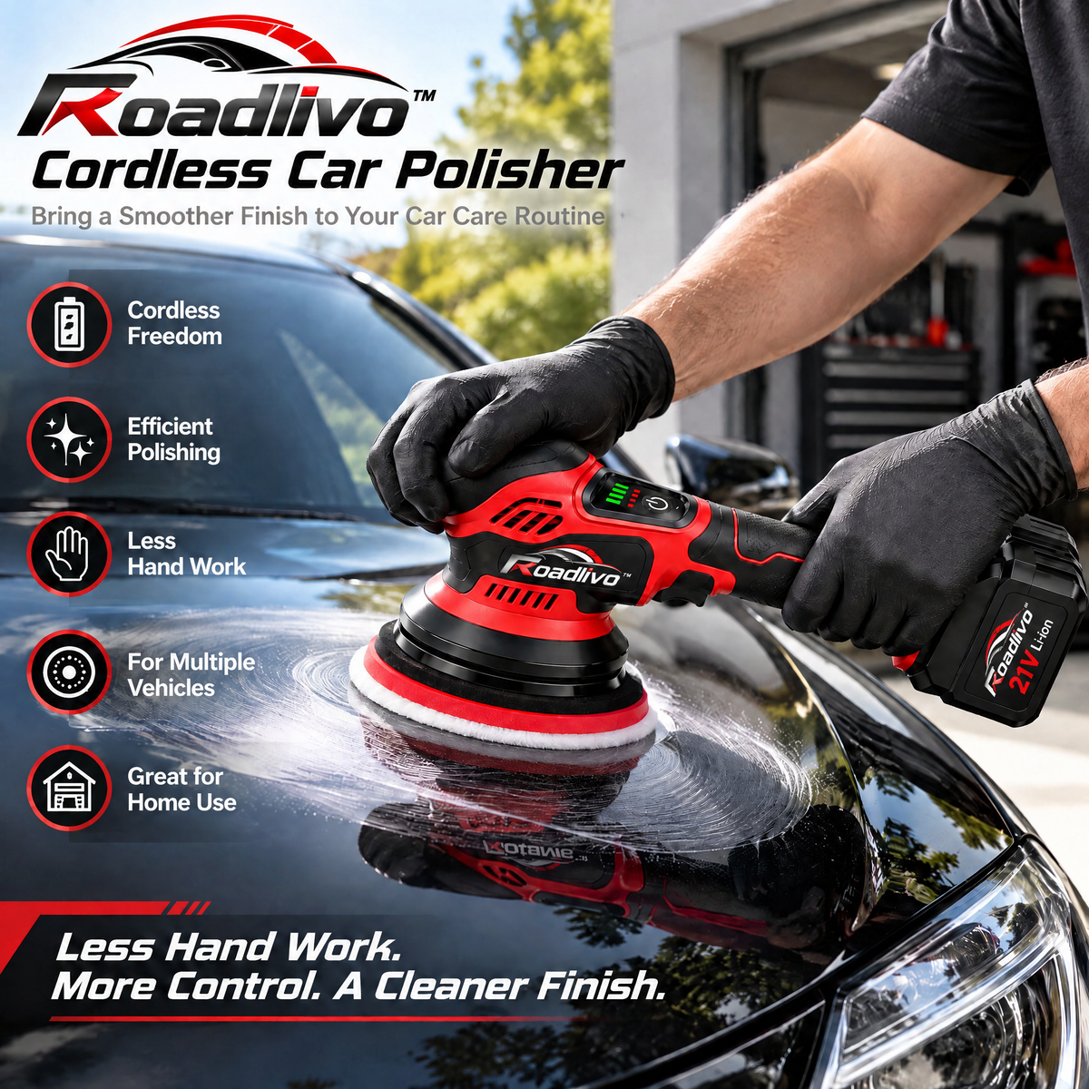Roadlivo™  Cordless Car Polisher