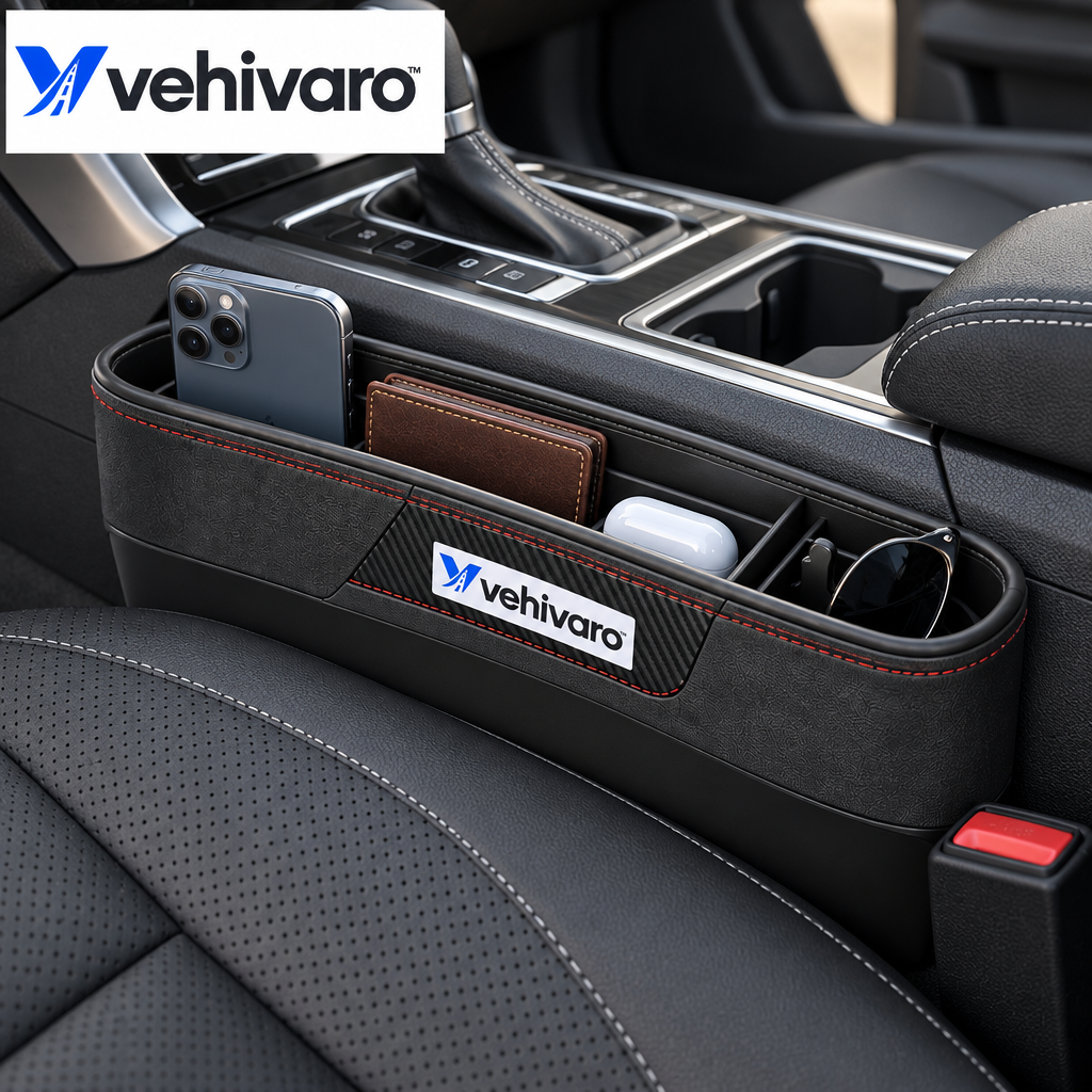 Vehivaro™ 2-Piece Car Seat Gap Organizer Set
