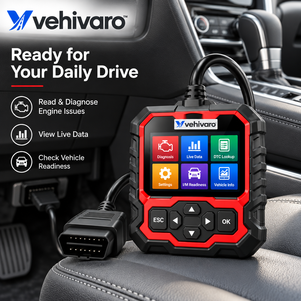 Vehivaro™ OBD2 Car Diagnostic Scanner