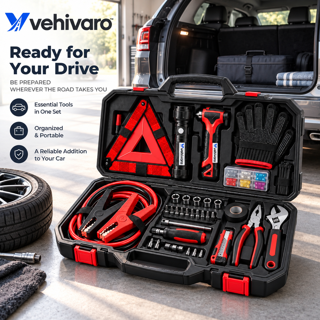 Vehivaro™ Roadside Emergency Tool Kit