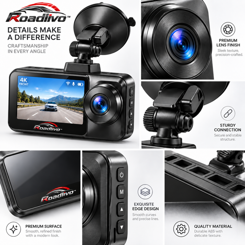 Roadlivo™ Front & Rear Dual Dash Cam