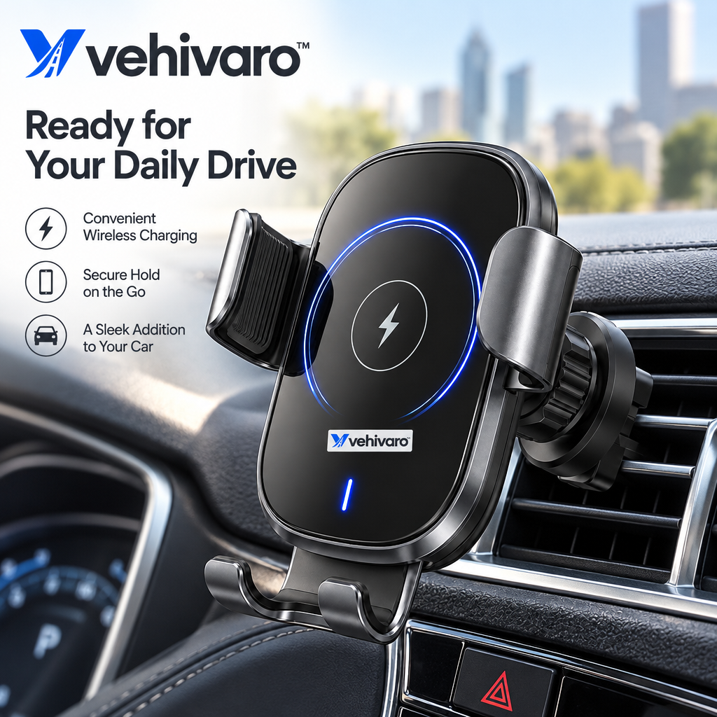 Vehivaro™ Wireless Charging Car Phone Mount