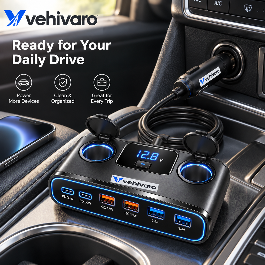 Vehivaro™ Multi-Port Fast Charging Power Hub