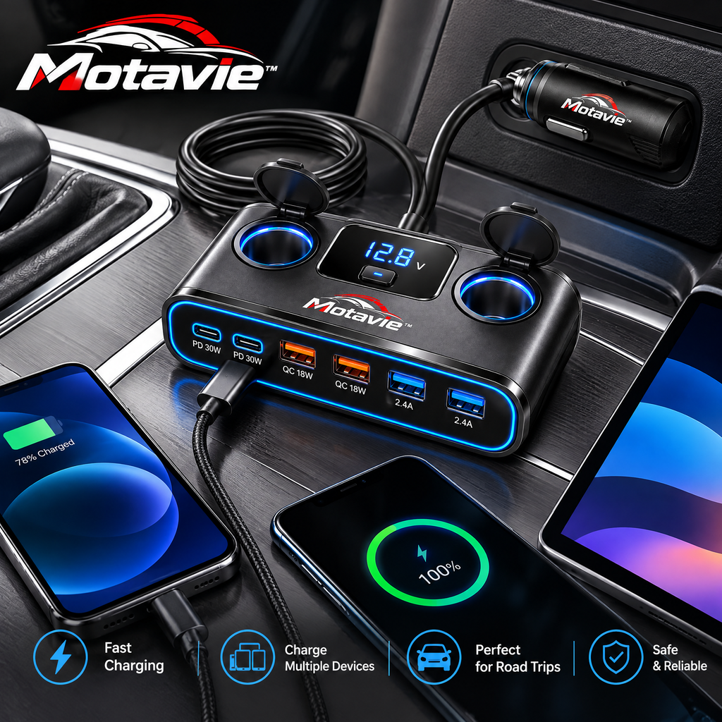 Roadlivo™ Multi-Port Fast Charging Power Hub