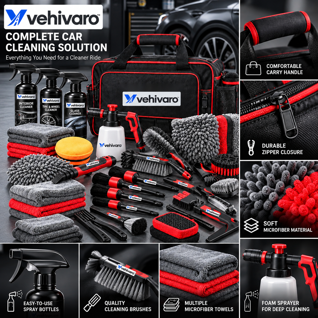 Vehivaro™ Premium Car Detailing Cleaning Kit