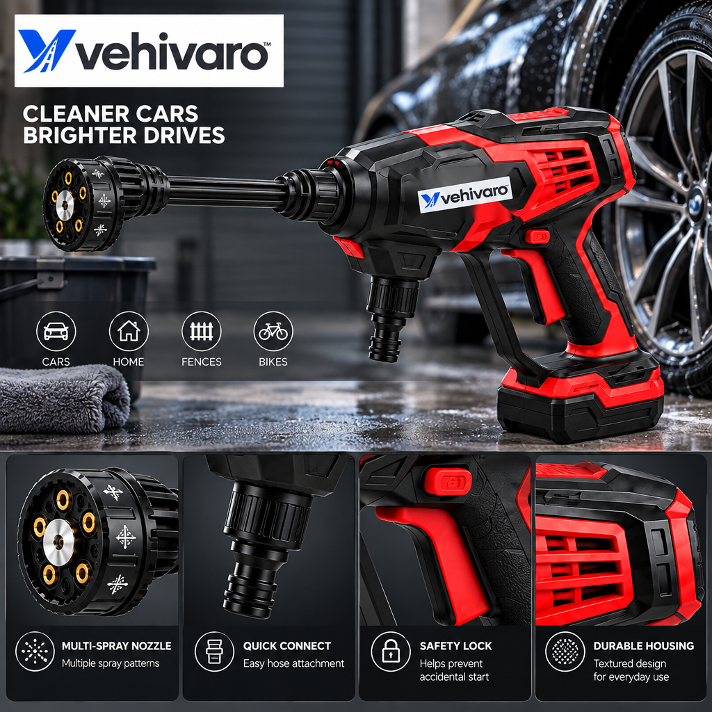 Vehivaro™ Cordless Portable Pressure Washer