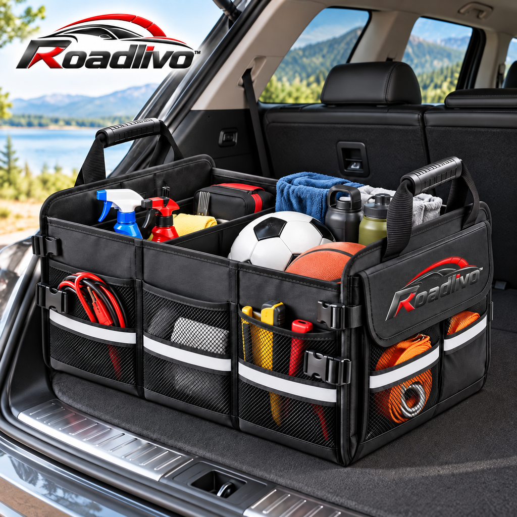 Roadlivo™ Foldable Car Trunk Organizer