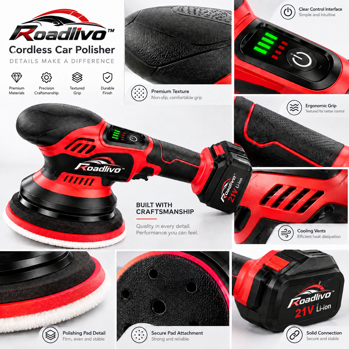 Roadlivo™  Cordless Car Polisher